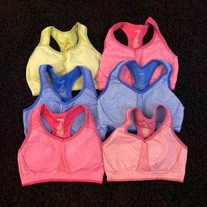 Danskin like new size medium sports bras; sold in bundles of 3